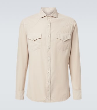 Cotton corduroy shirt | Brunello Cucinelli