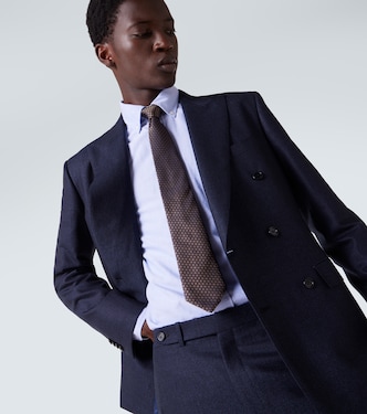 Corbata de jacquard de seda | Canali
