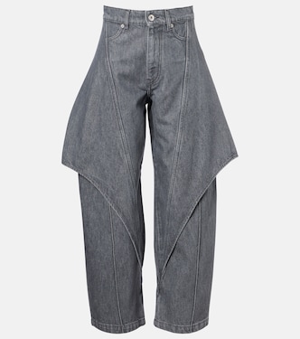 Wide-Leg Cropped-Jeans  | JW Anderson