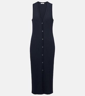 Ribbed-knit midi dress | Vince