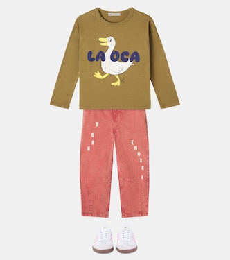 T-shirt La Oca imprimé en coton | Bobo Choses