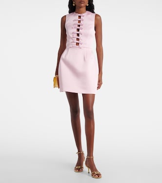 Aymee bow-detail minidress | Rebecca Vallance