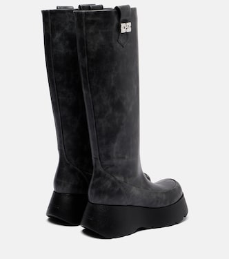 Kat platform knee-high boots | Ganni
