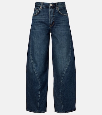 Twist mid-rise wide-leg jeans | Agolde