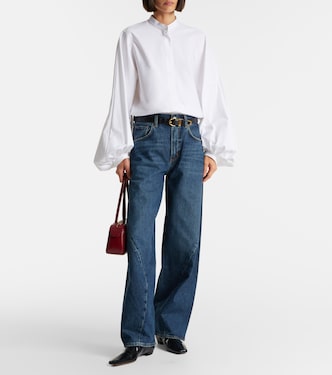 Twist mid-rise wide-leg jeans | Agolde