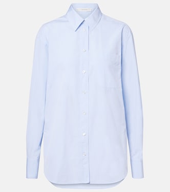 Gavina cotton chambray shirt  | The Row