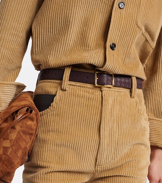 Reverso leather belt | Bottega Veneta