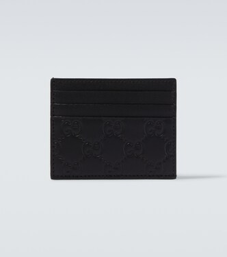 Porte-cartes GG Emblem en cuir | Gucci