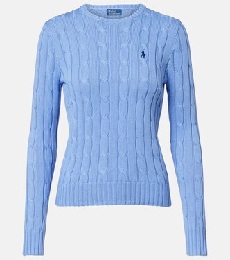 Cable-knit cotton sweater | Polo Ralph Lauren