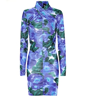 Floral velvet minidress | Richard Quinn