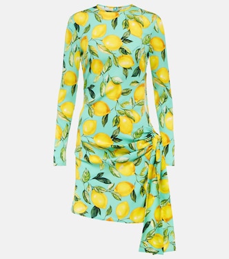 Robe imprimée en soie mélangée | Dolce&Gabbana