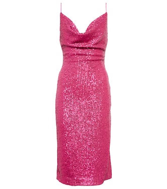 Missing Hours sequinned midi dress | Rebecca Vallance