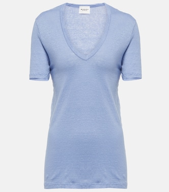 Kranger linen jersey T-shirt | Marant Etoile