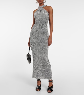 Sandali in pelle con occhielli | Alaïa