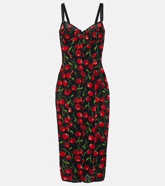 Vestido midi estampado | Dolce&Gabbana