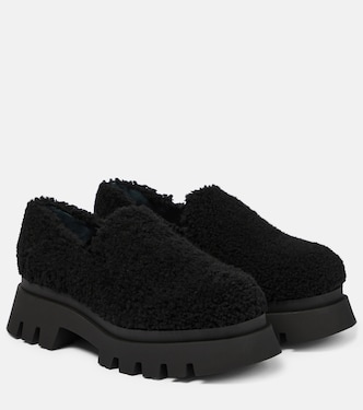 Mocassins Furry Chic à plateforme en shearling | Dorothee Schumacher