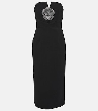 Abito midi Yvonne con appliqué | Rebecca Vallance