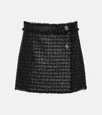 Minifalda en bouclé | Versace