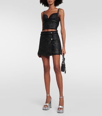 Minifalda en bouclé | Versace