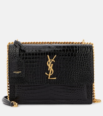 Borsa Sunset Medium in pelle stampata | Saint Laurent