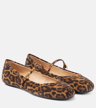 Ballerinas Carla aus Veloursleder | Gianvito Rossi