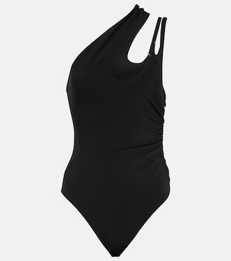 어시메트릭 저지 바디수트 | Mugler