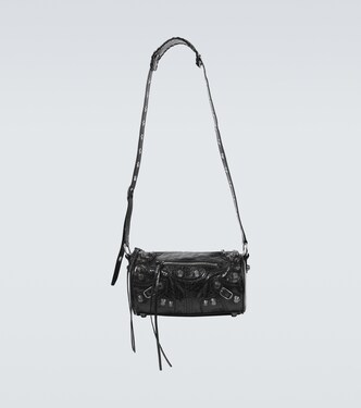 Messenger Bag Le Cagole Cylinder aus Leder | Balenciaga