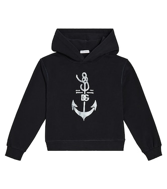 Sudadera con capucha de algodón | Dolce&Gabbana Kids