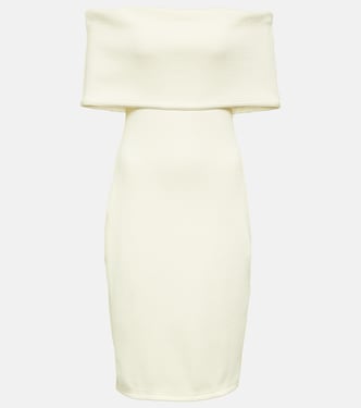 Robe midi à encolure bardot | Bottega Veneta