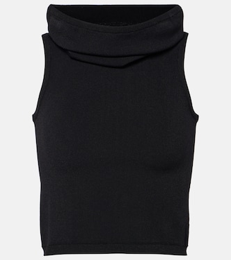 Top raccourci à capuche | Alaïa