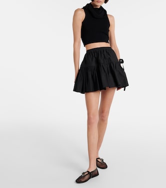 Top raccourci à capuche | Alaïa