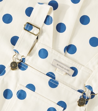 Salopette Nola in denim con stampa | Konges Sløjd