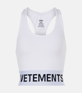 Top deportivo con logo | Vetements
