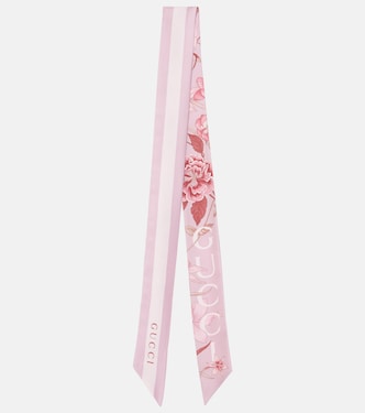Floral silk scarf | Gucci