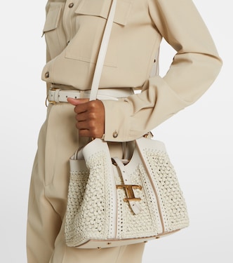 Borsa T Timeless in crochet con pelle | Tod's