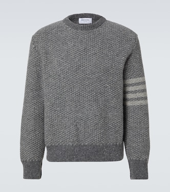 4-Bar wool and mohair sweater | Thom Browne