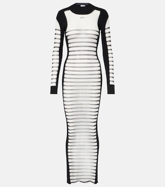 Maxikleid Mariniere aus Mesh | Jean Paul Gaultier