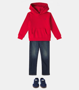 Felpa in jersey di cotone con cappuccio | Polo Ralph Lauren Kids
