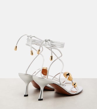 Sandalen Gleam 65 aus Metallic-Leder | Zimmermann