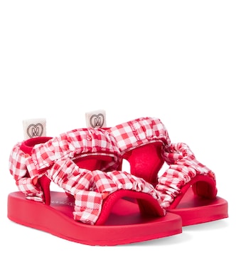 Gingham sandals | Monnalisa