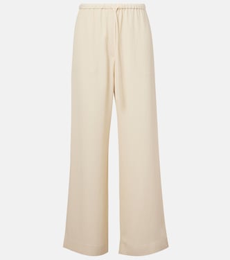 High-rise wide-leg pants  | Toteme