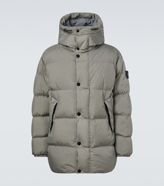 Hooded down coat | Stone Island