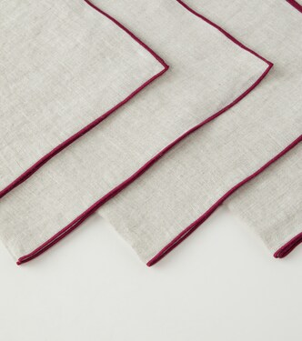 Set of 4 linen napkins | Once Milano