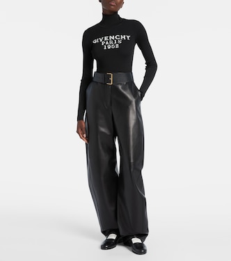 Logo ribbed-knit bodysuit | Givenchy