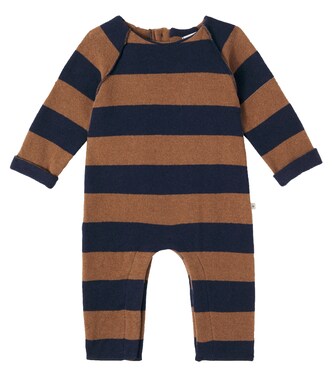 Baby Wolfgang striped cotton-blend onesie | 1 + in the Family