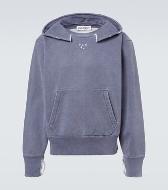 Relic distressed cotton jersey hoodie | Our Legacy