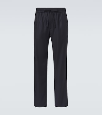 Virgin wool straight pants | Dolce&Gabbana