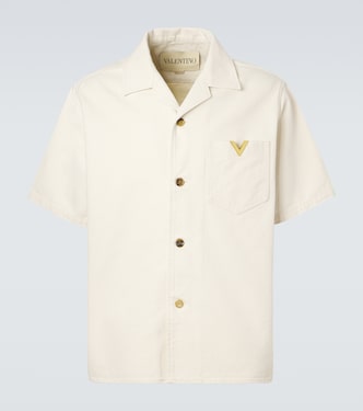 VGold denim shirt | Valentino