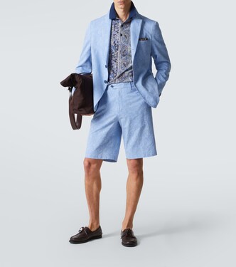 Woven cotton jersey blazer | Etro