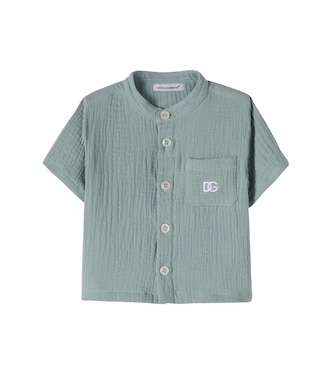Baby DG cotton bowling shirt | Dolce&Gabbana Kids